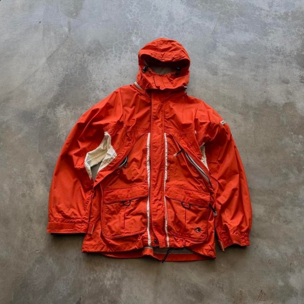 Vintage 90's Ripzone Snowboarding Company orange Winter Ski Snow Slopes Jacket